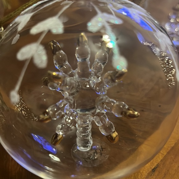 Lenox Crystal Windsor Ornaments  set of 3 - Picture 6 of 11
